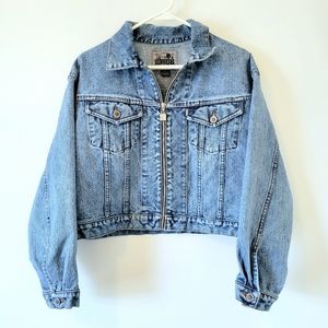 Vintage Women's Levi Jean Jacket with Zipper
